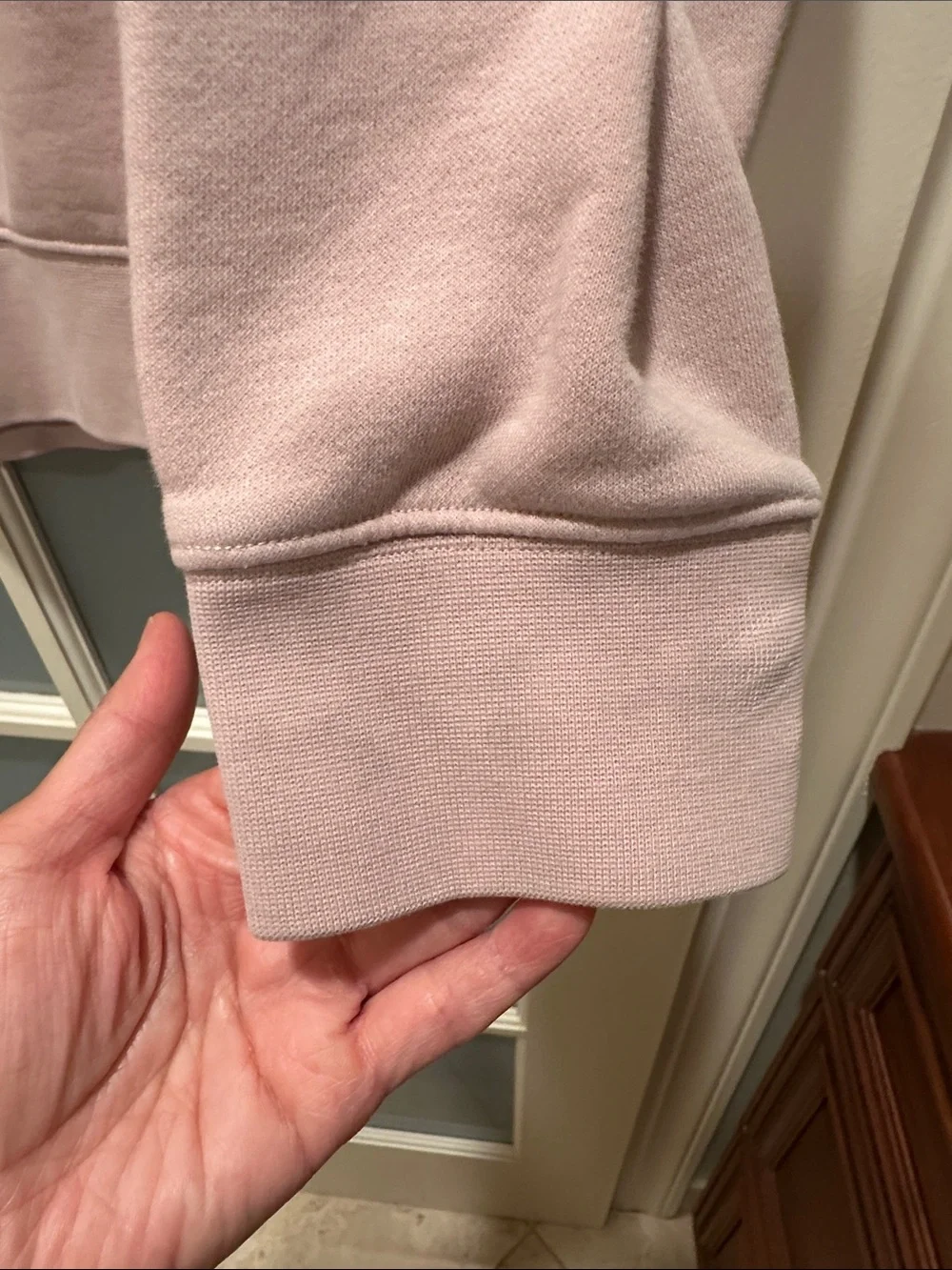 Nike Pink Hoodie with Drawstrings and Logo